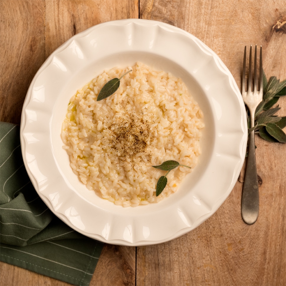Risotto burro e salvia - Ricetta della Settimana