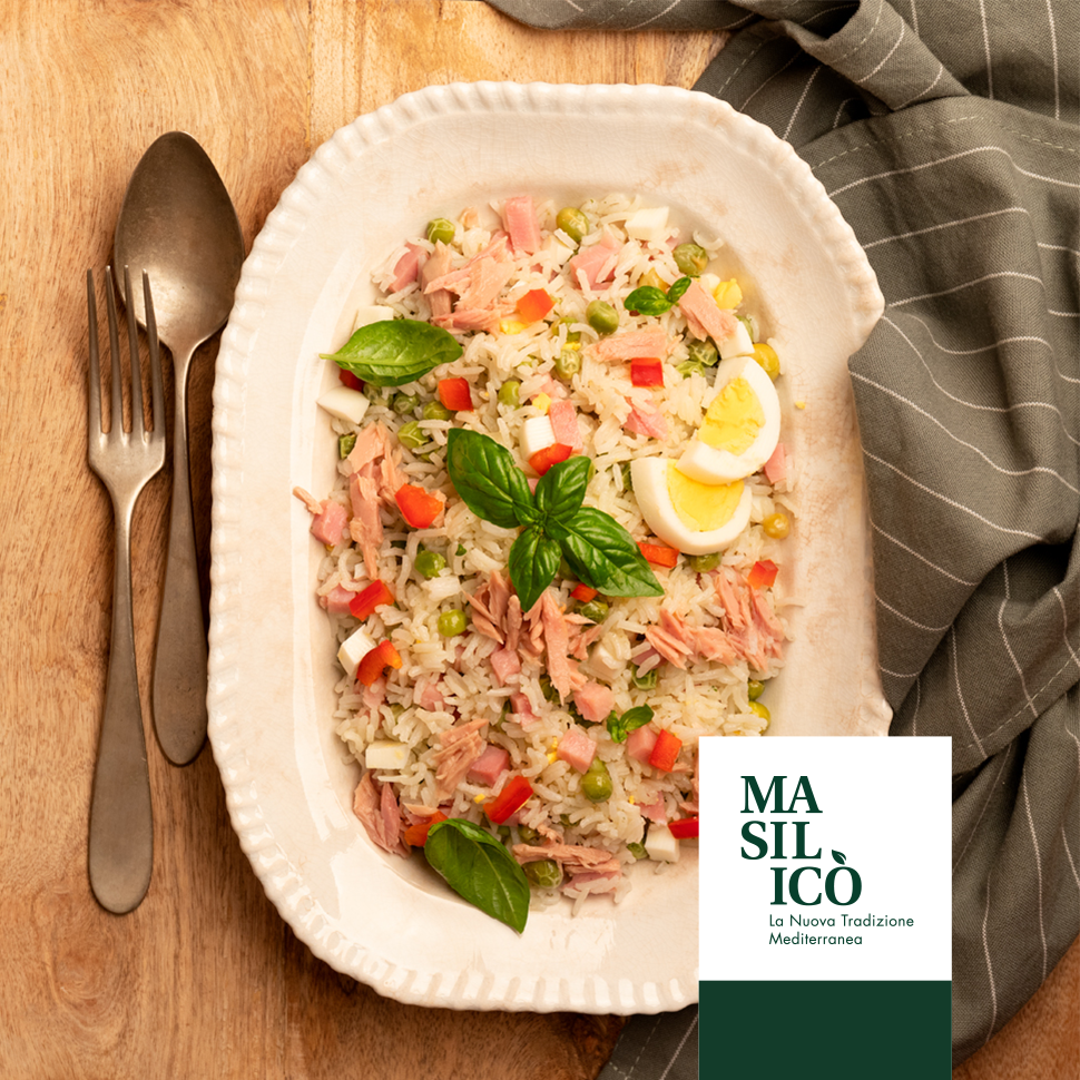 Insalata di Riso con Olio al Basilico - La Ricetta della Settimana