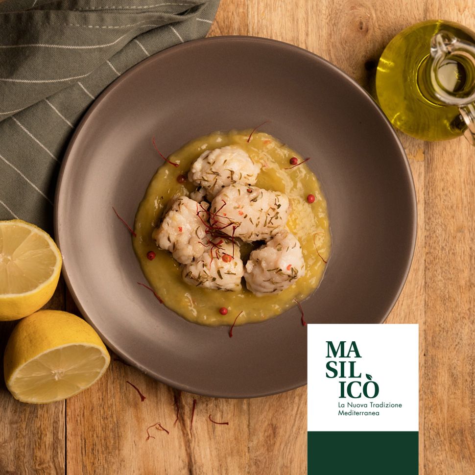 RANA PESCATRICE IN SALSA ALLO ZAFFERANO E LIMONE